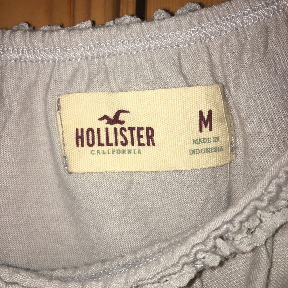 Hollister Grey Fringe tank top size medium - Picture 3 of 5